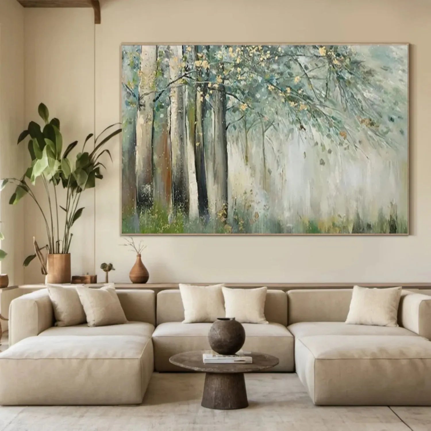 Tree Textured Painting Canvas #TP027