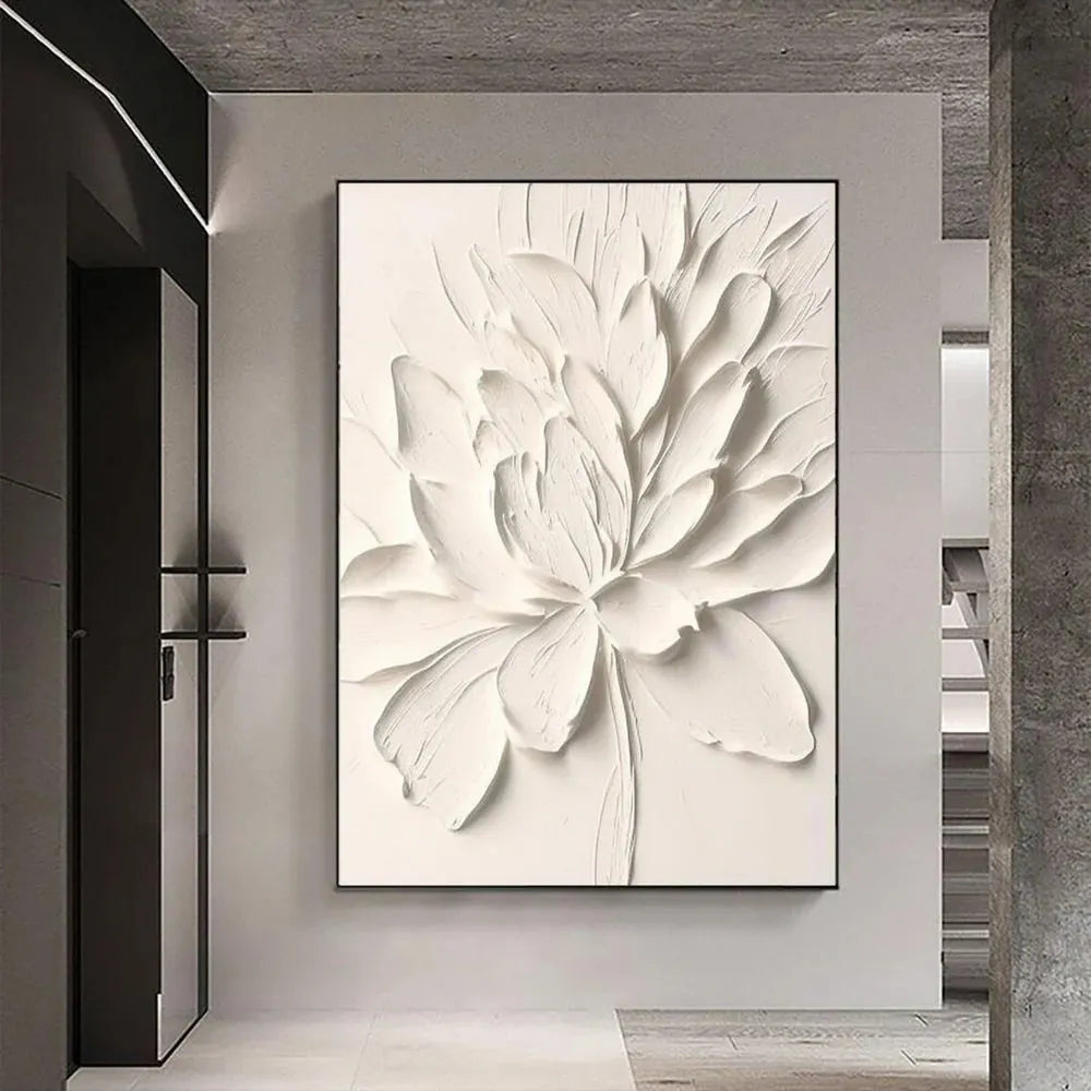 Flower Textured Painting Canvas #FP059