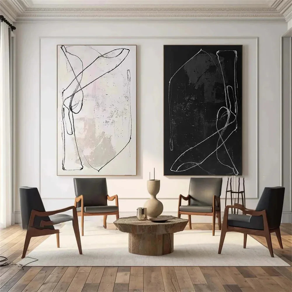 Wabi Sabi Canvas Art Set of 2 #WS039