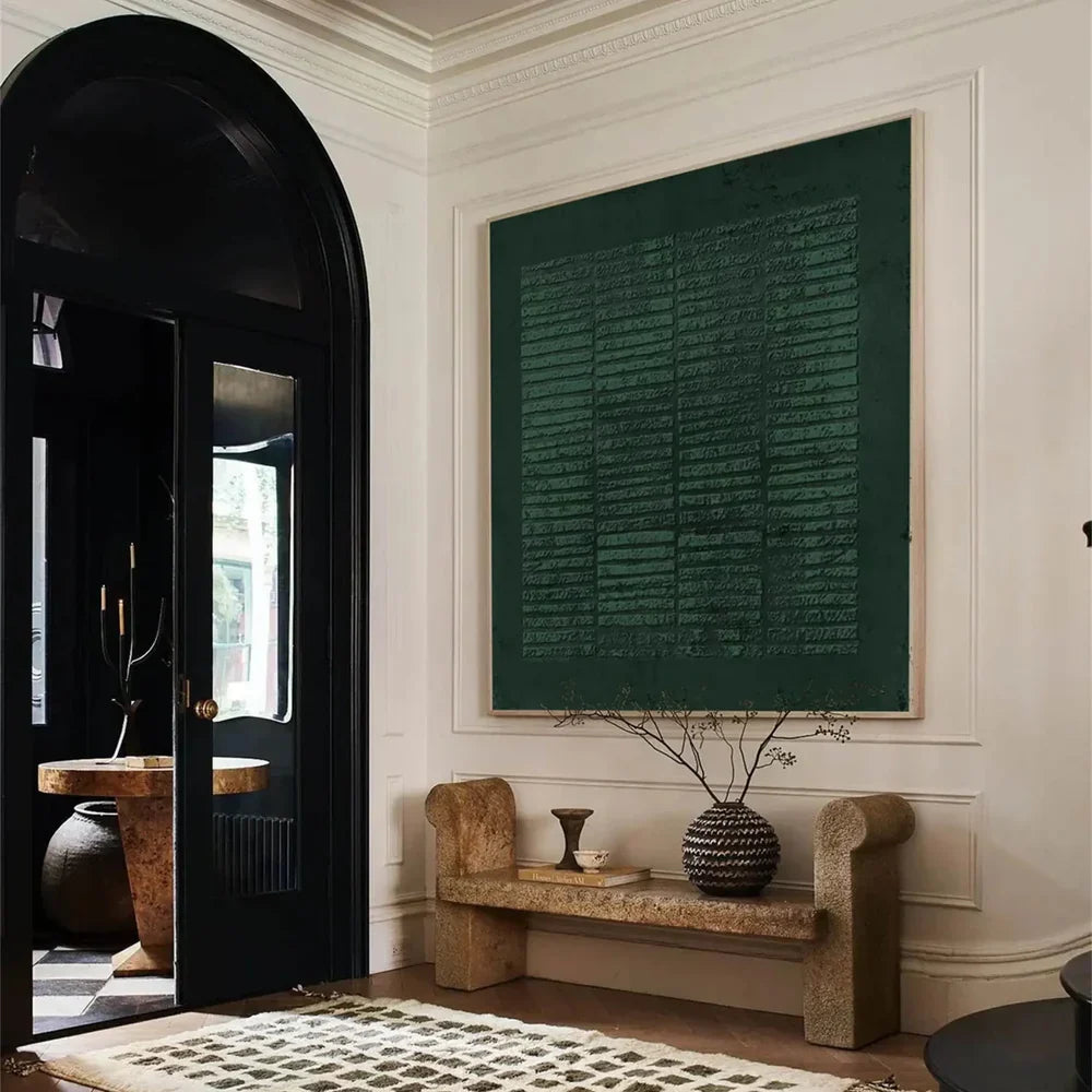 Blue & Green Abstract #BG044