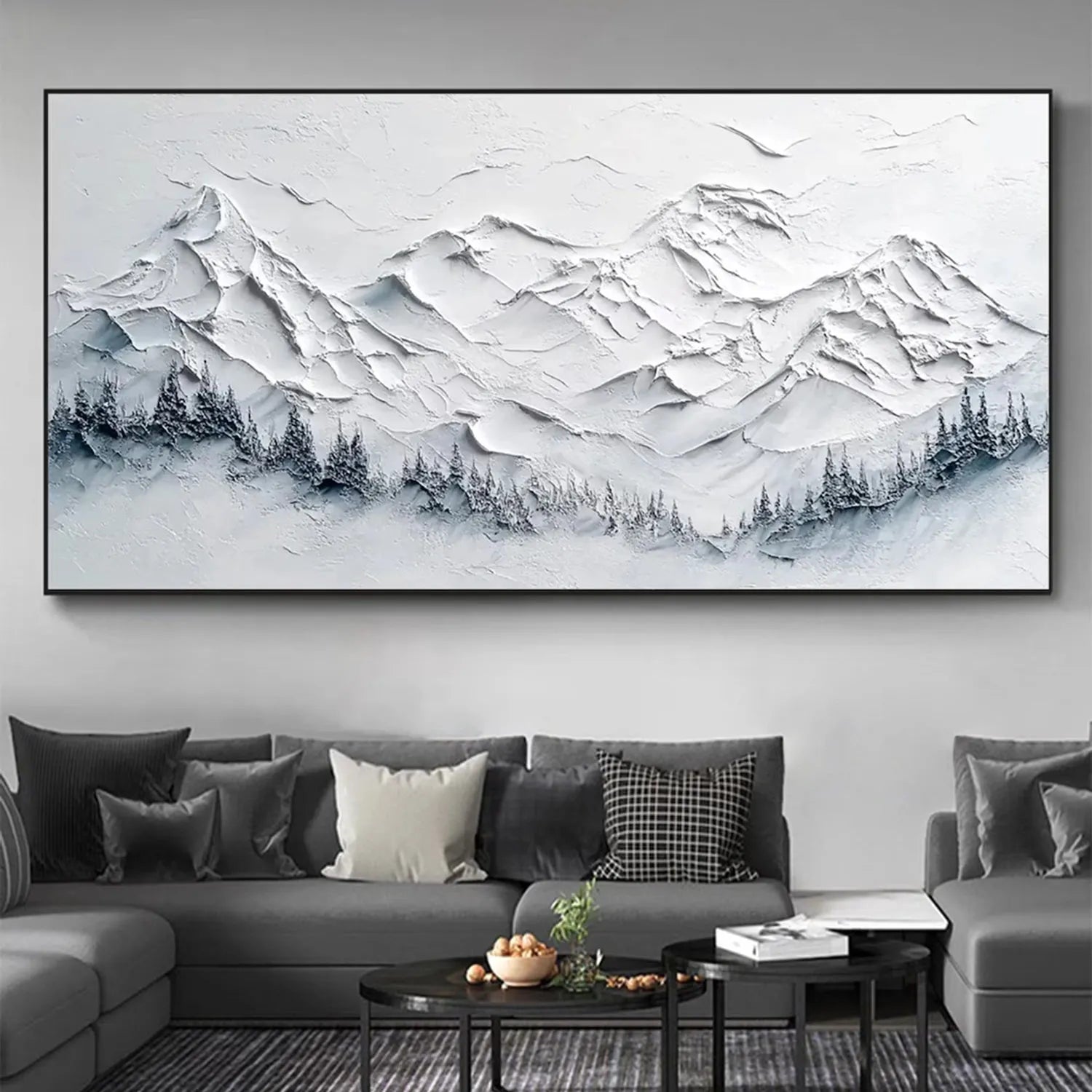 Plaster Art Minimalist Textured Painting #MM303