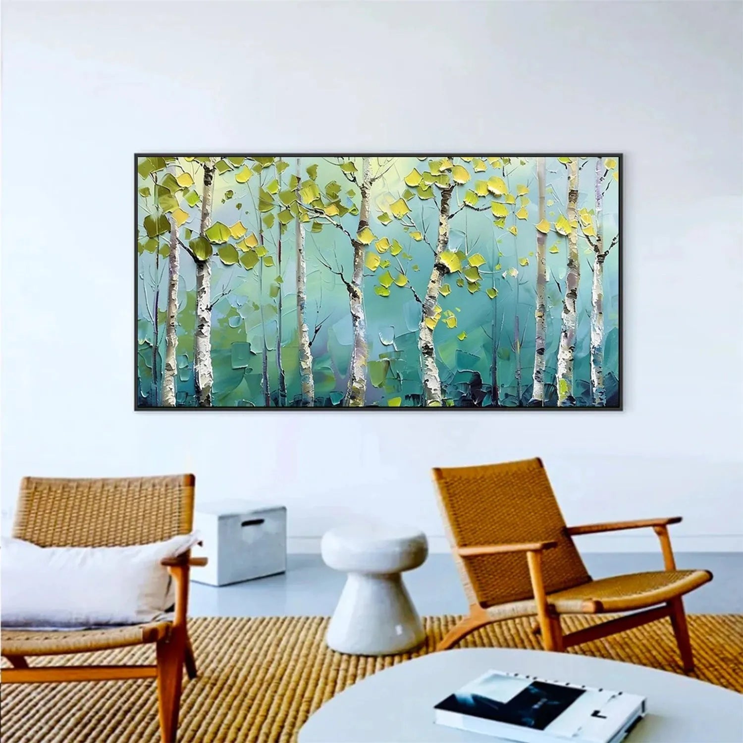 Tree Textured Painting Canvas #TP007