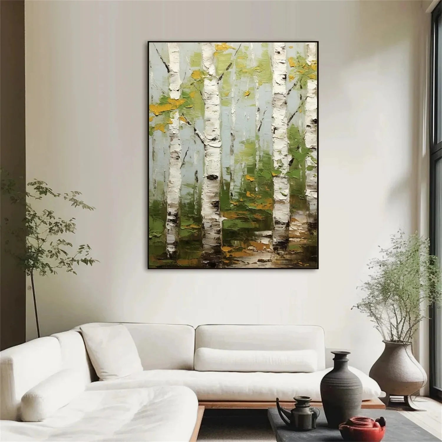 Tree Abstract Textured Wall Art #TP039