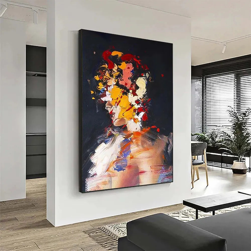 Abstract People Canvas Art #AE005