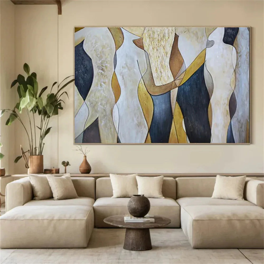 Abstract People Canvas Art #AE012