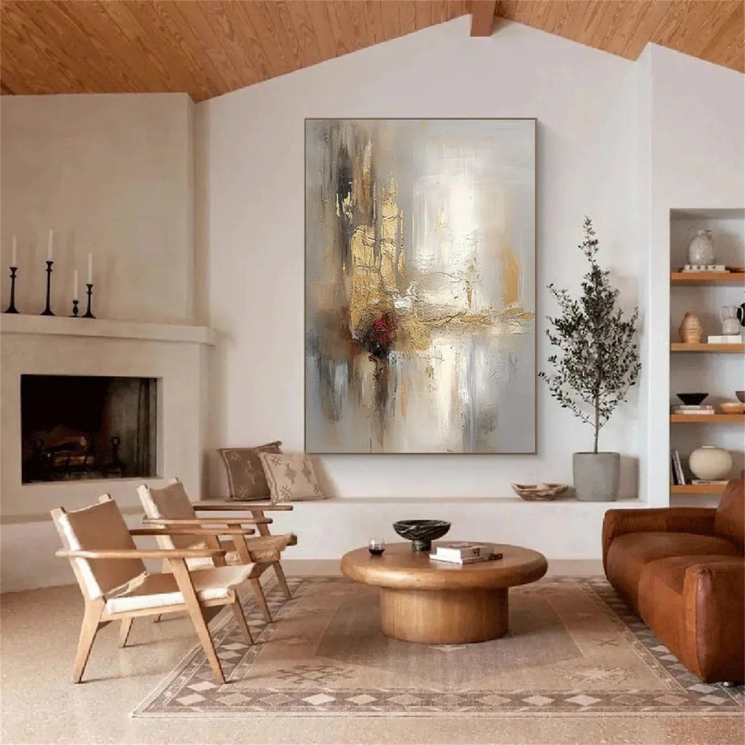 Abstract Painting Canvas #AP028