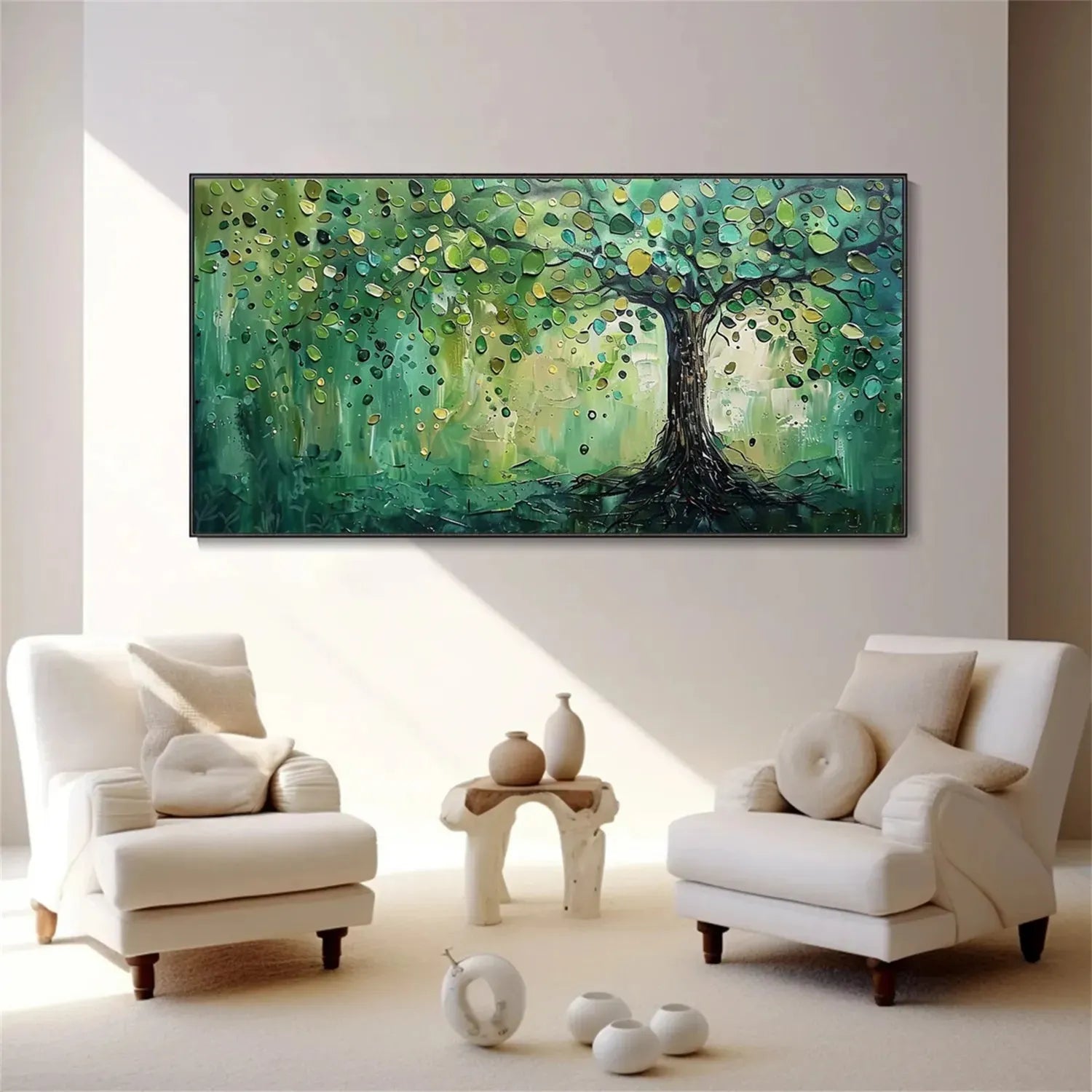 Tree Textured Painting Canvas #TP005