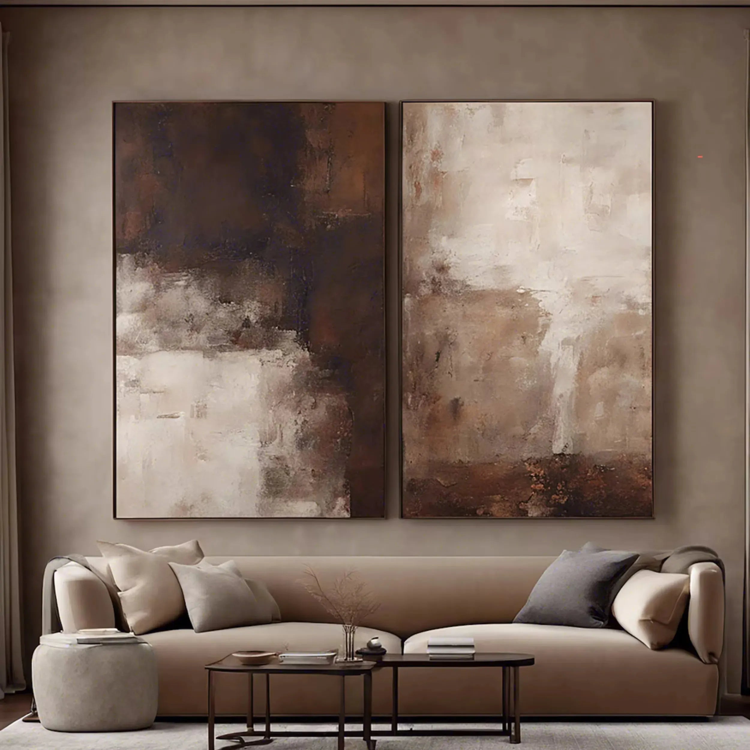 Abstract Painting Set of 2 #AB 102