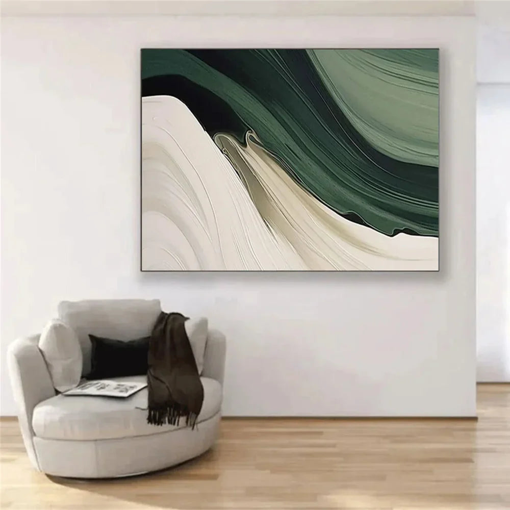 Blue & Green Abstract #BG045