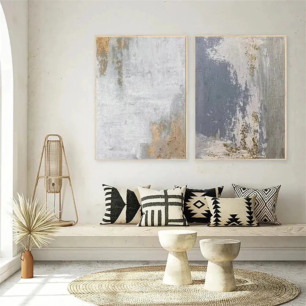 Abstract Painting Canvas Set of 2 #AP129