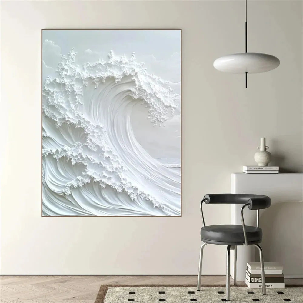 Ocean And Sky Textured Painting Canvas #OS043