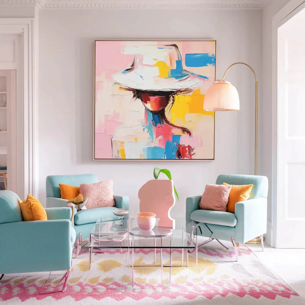 Abstract People Canvas Art #AE004