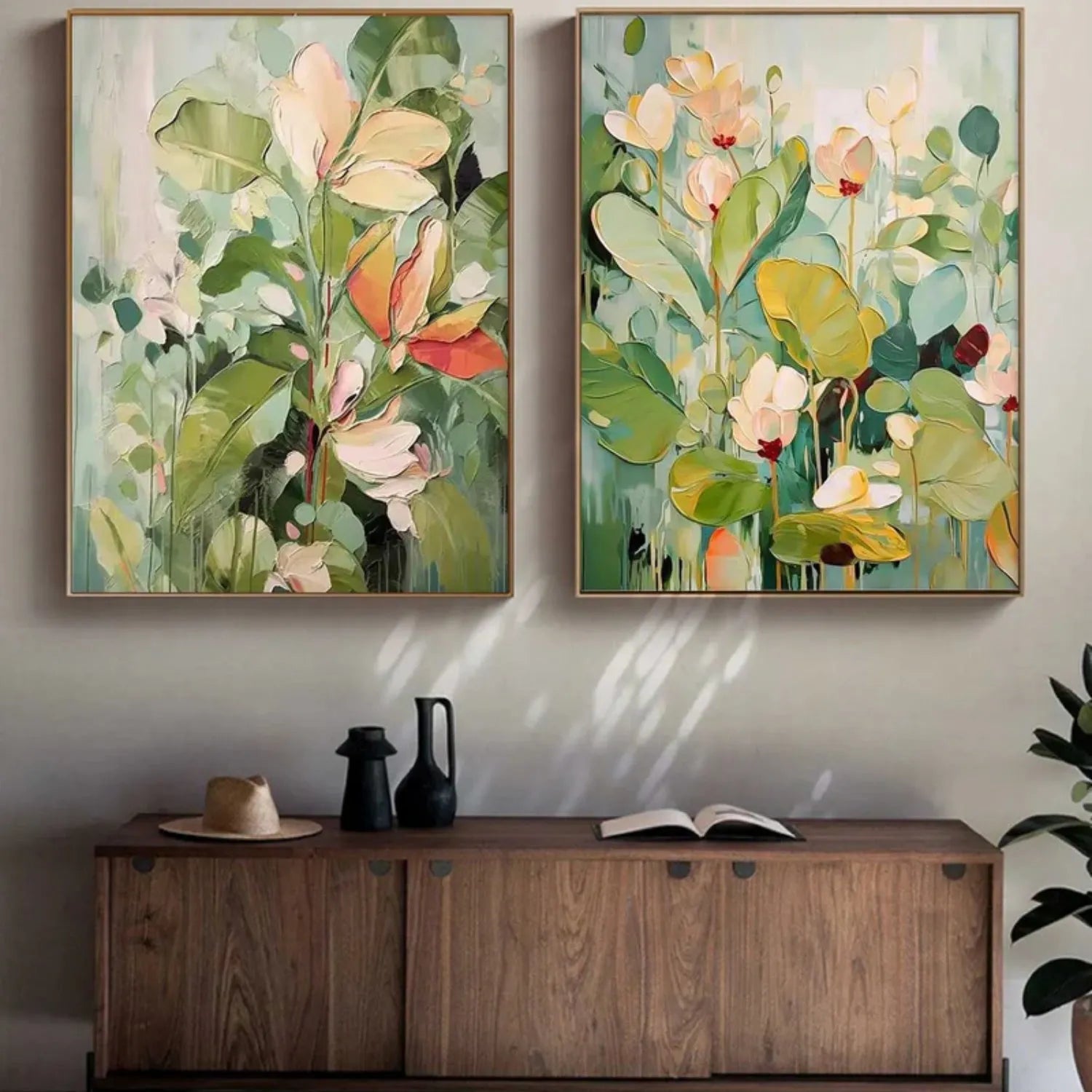 Flower Textured Painting Canvas #FP069