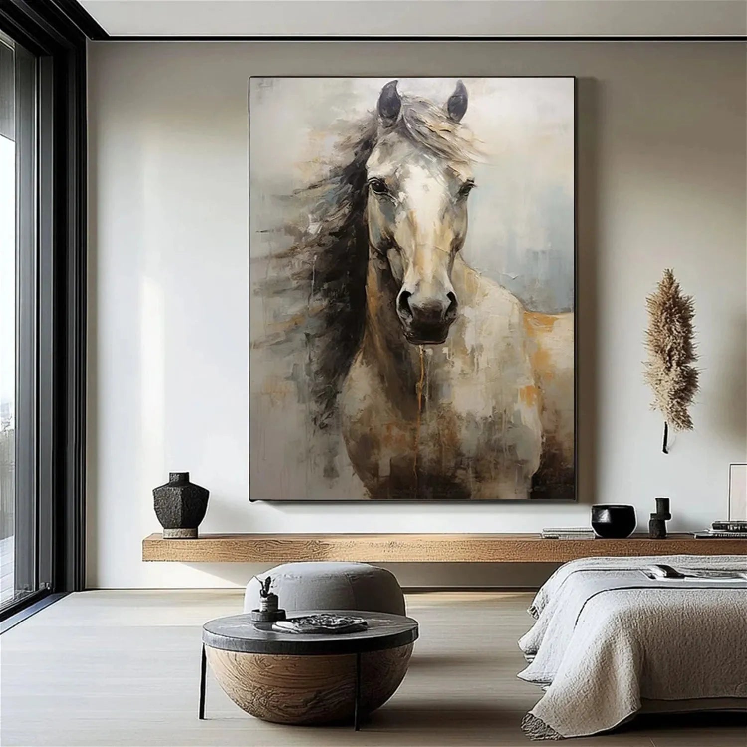 Abstract Animal Horse Wall Art #AC050