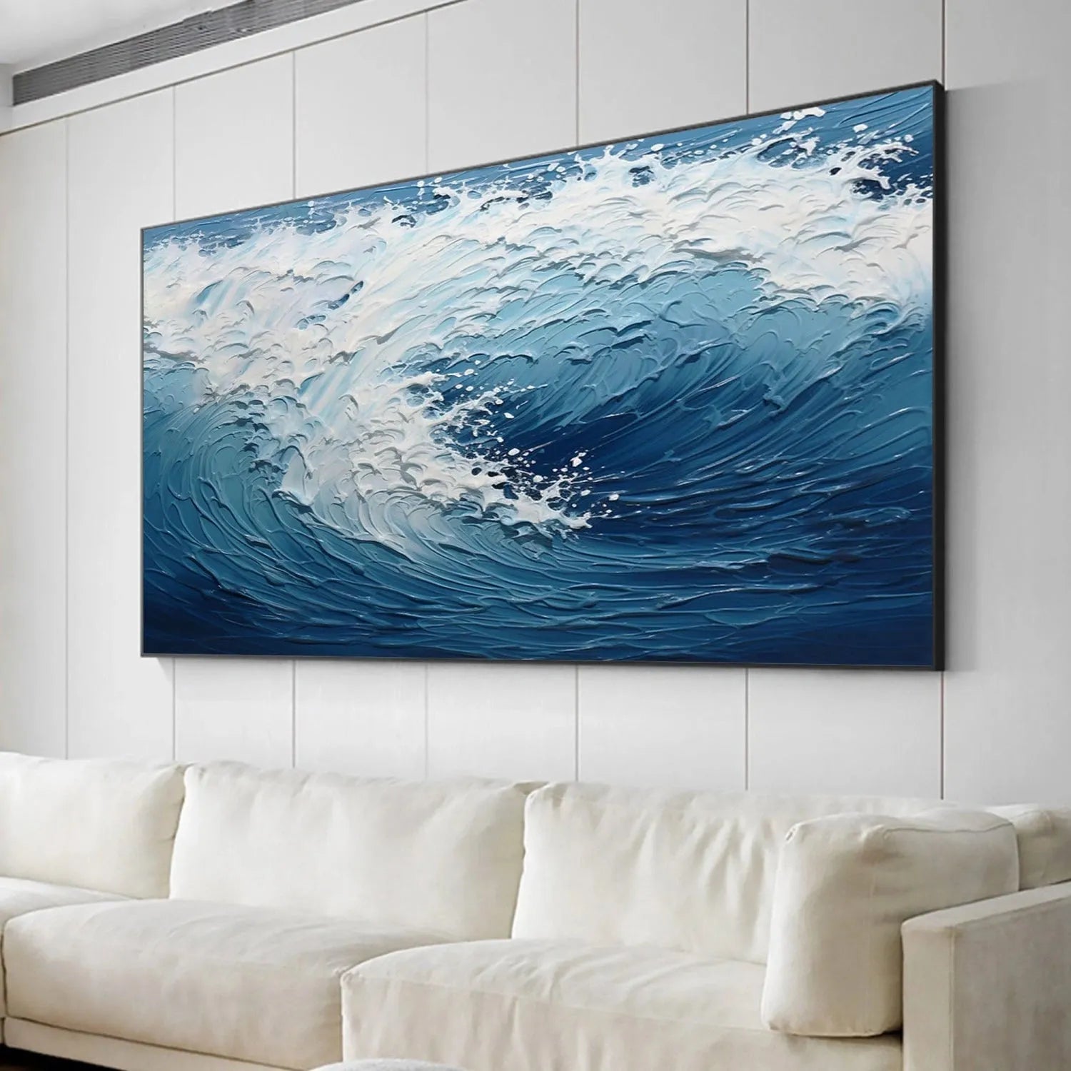 Ocean Textured Painting Canvas #OP020