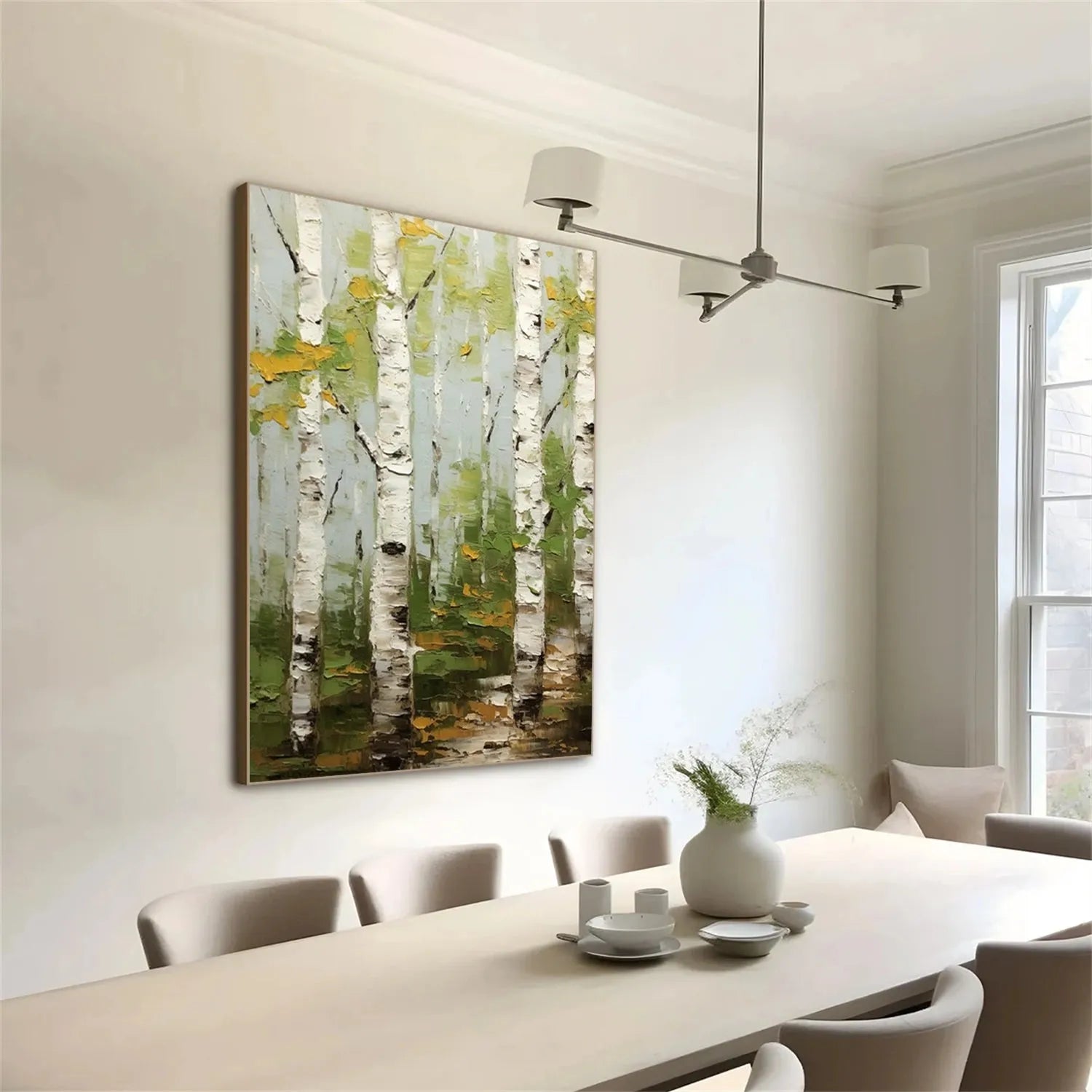 Tree Abstract Textured Wall Art #TP039