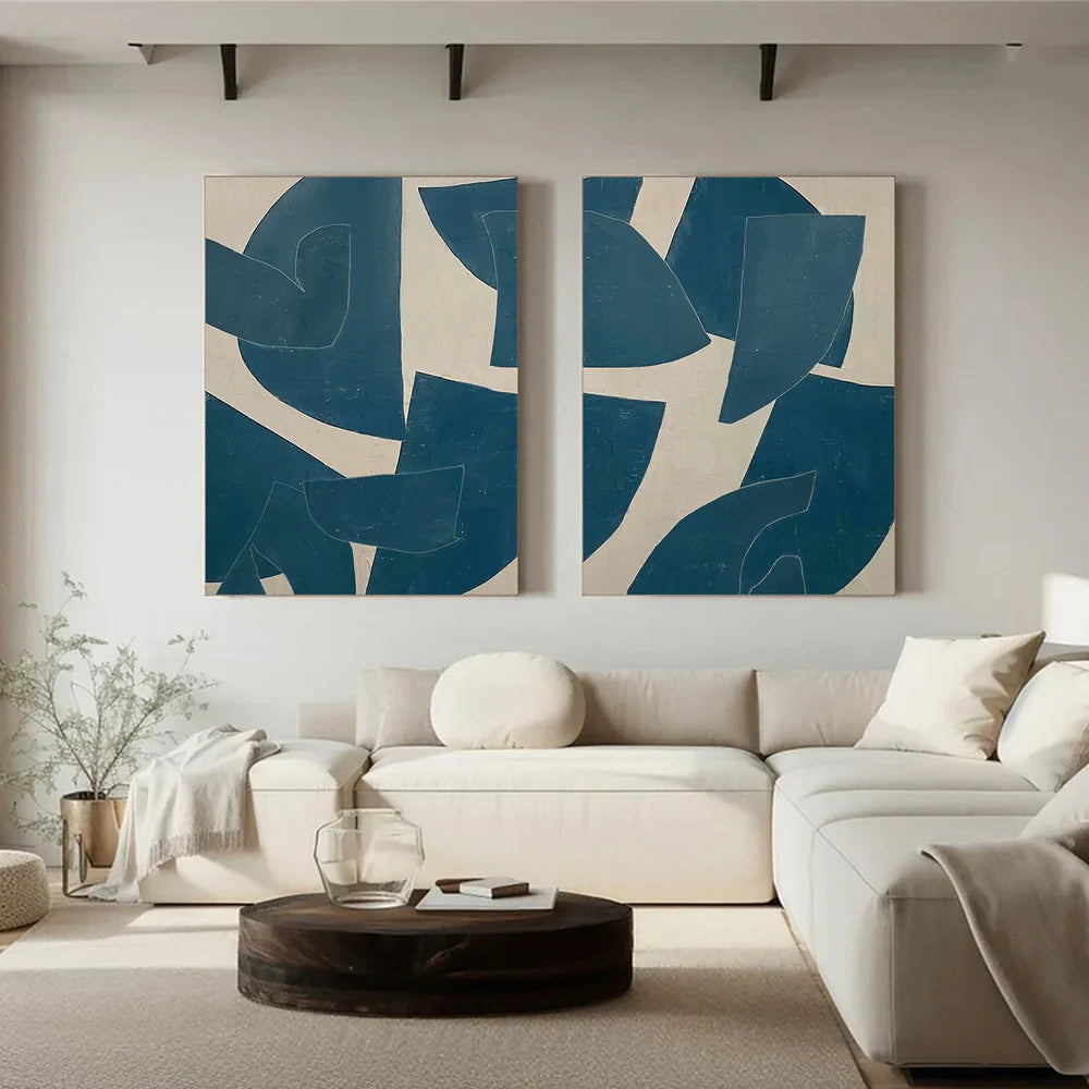 Abstract Painting Set of 2 #AB 456