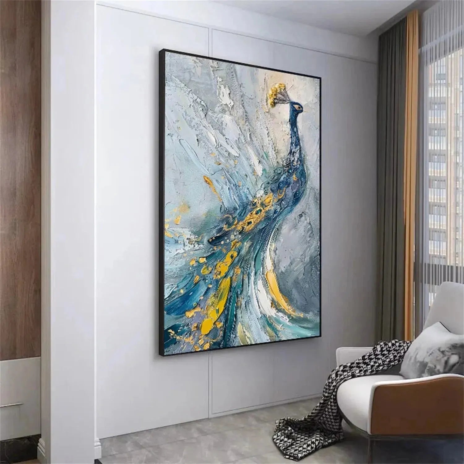 Animal Textured Canvas Art Painting #AC013