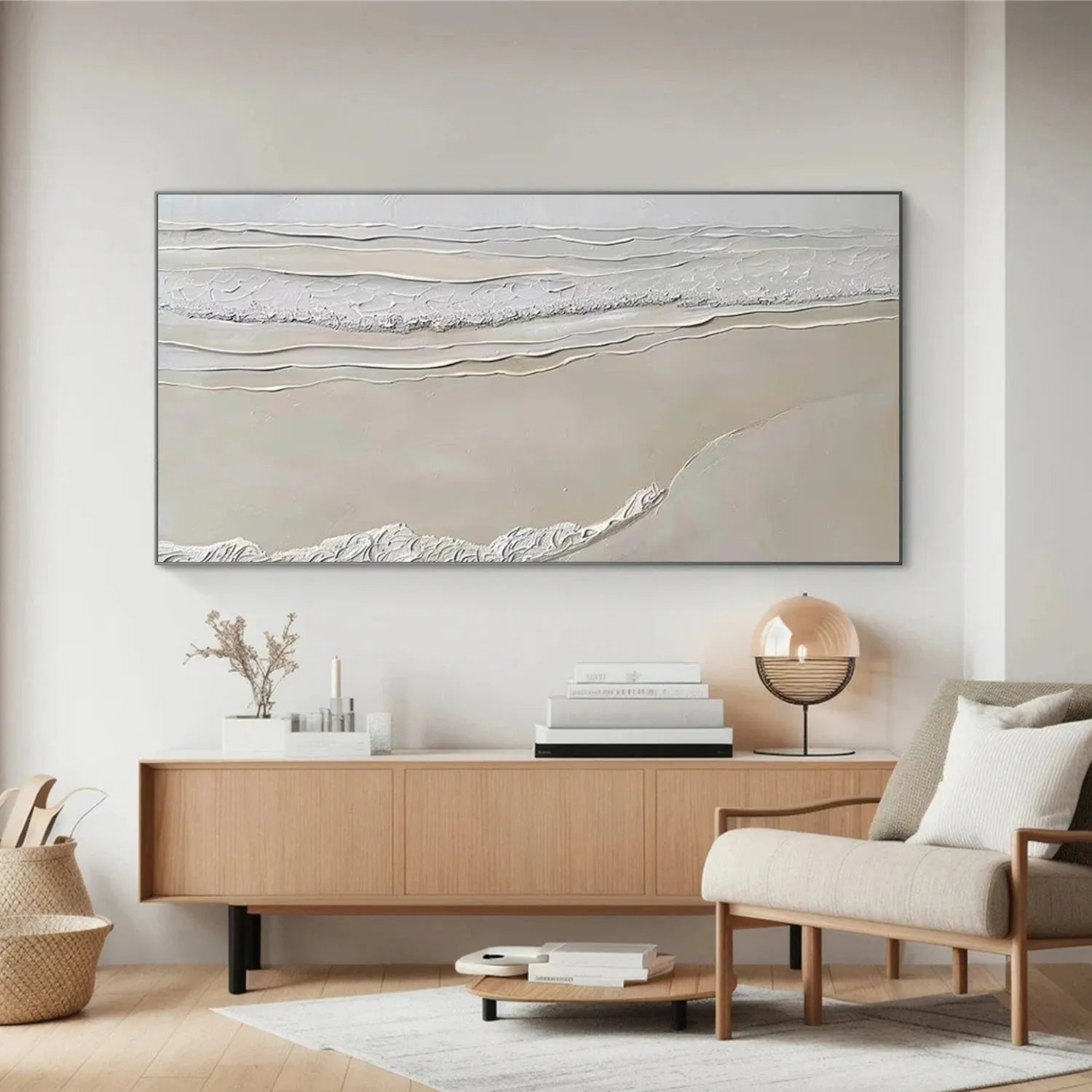 Ocean Abstract Textured Wall Art #OP037