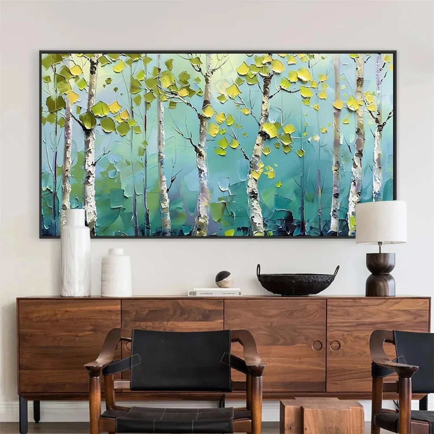 Tree Textured Painting Canvas #TP007