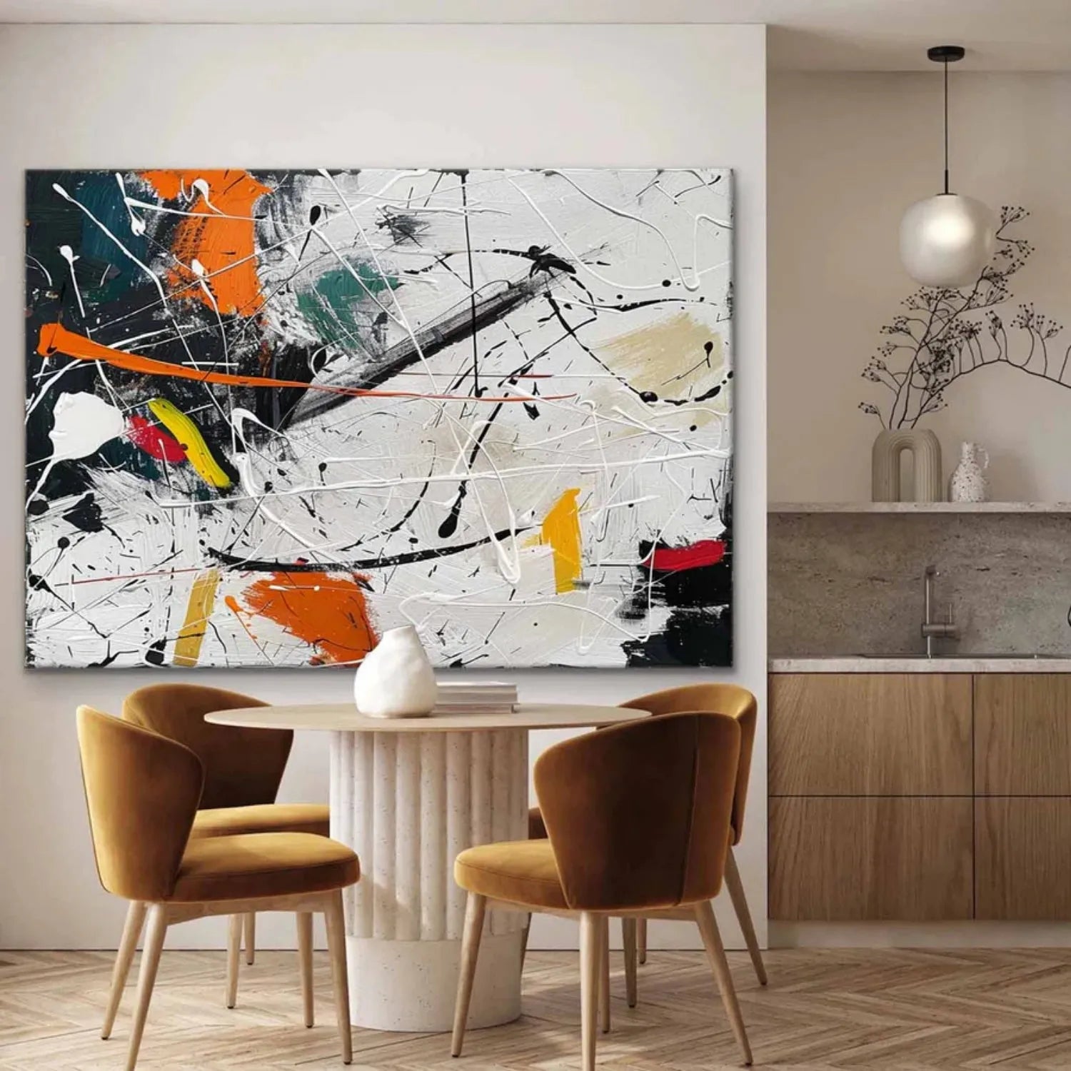 Colorful Pollock Art #PA005