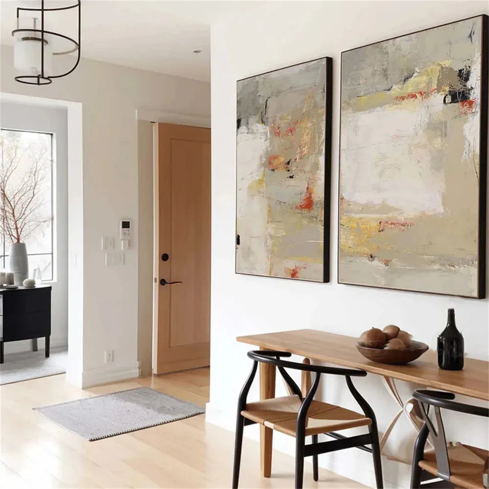 Abstract Painting Canvas Set of 2 #AP130