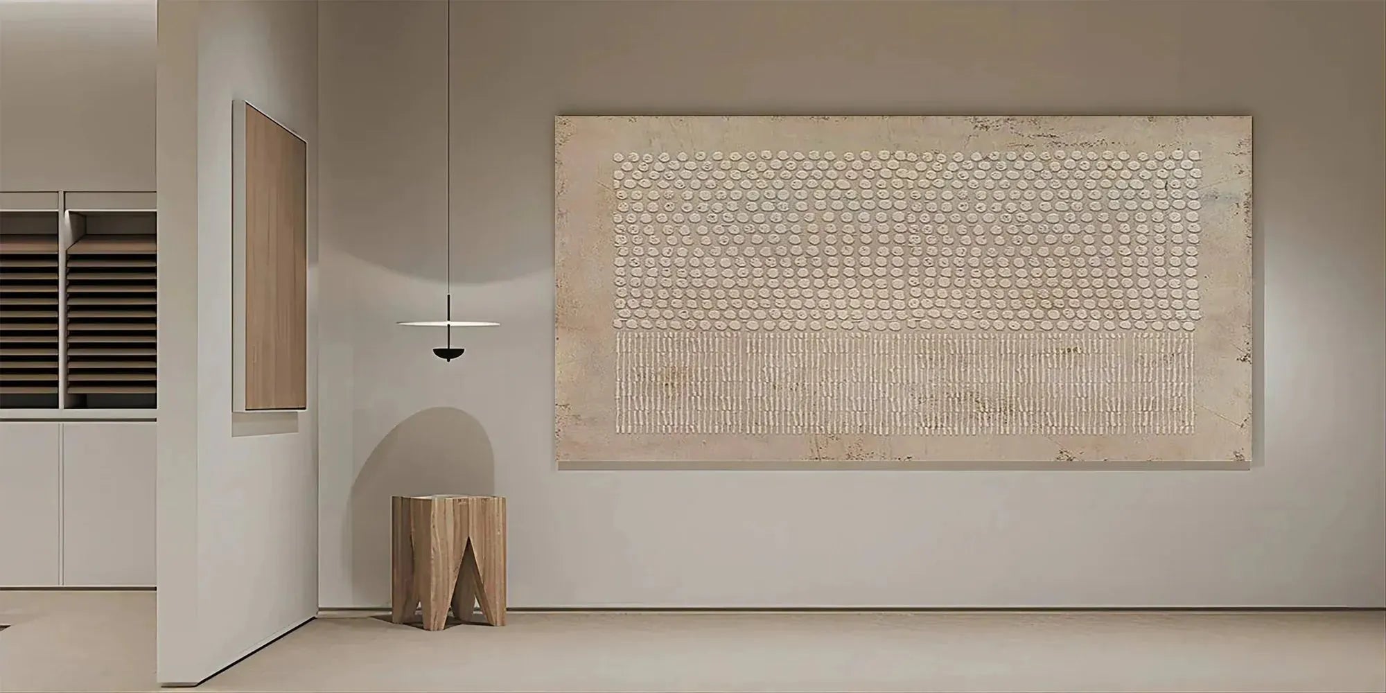 Wabi Sabi Textured Canvas Art #WS008