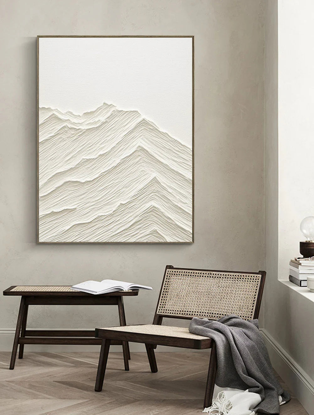 Plaster Art Minimalist Textured Painting #MM086