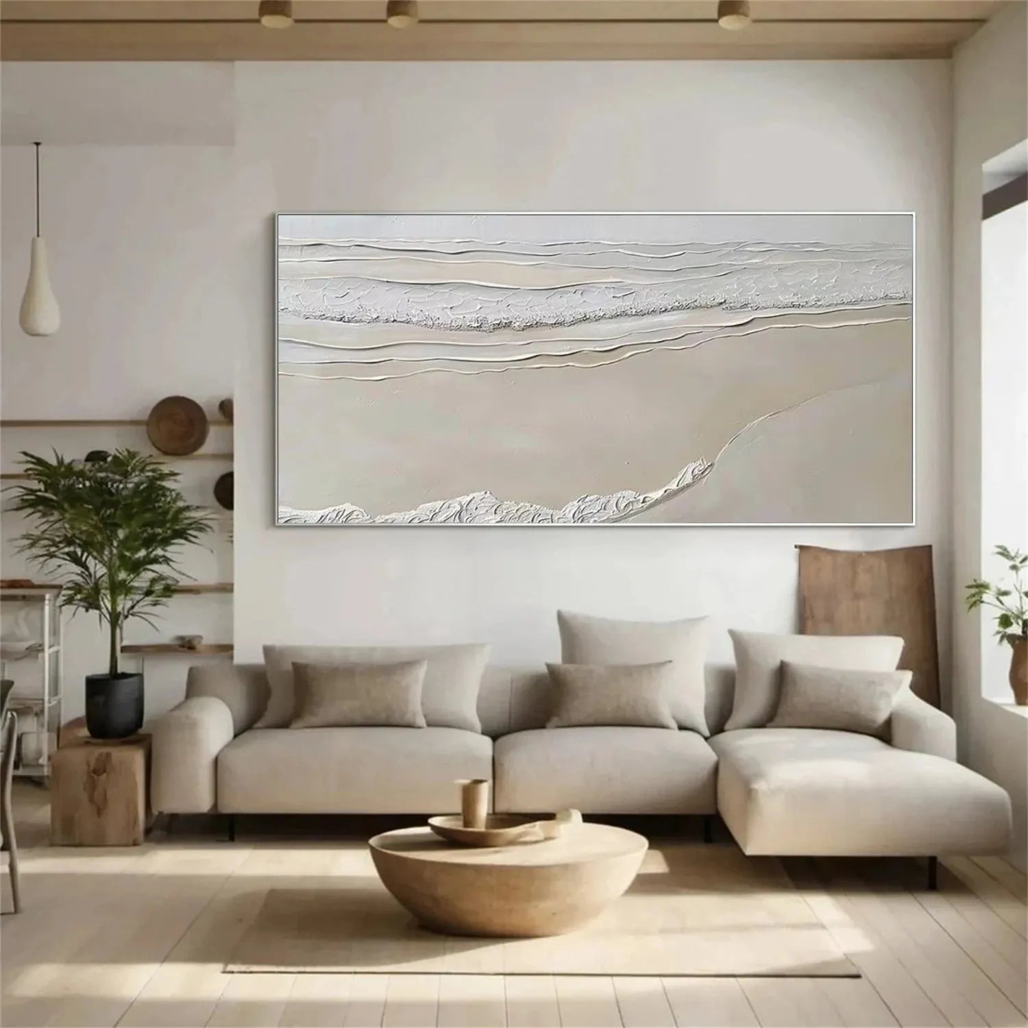 Ocean Abstract Textured Wall Art #OP037