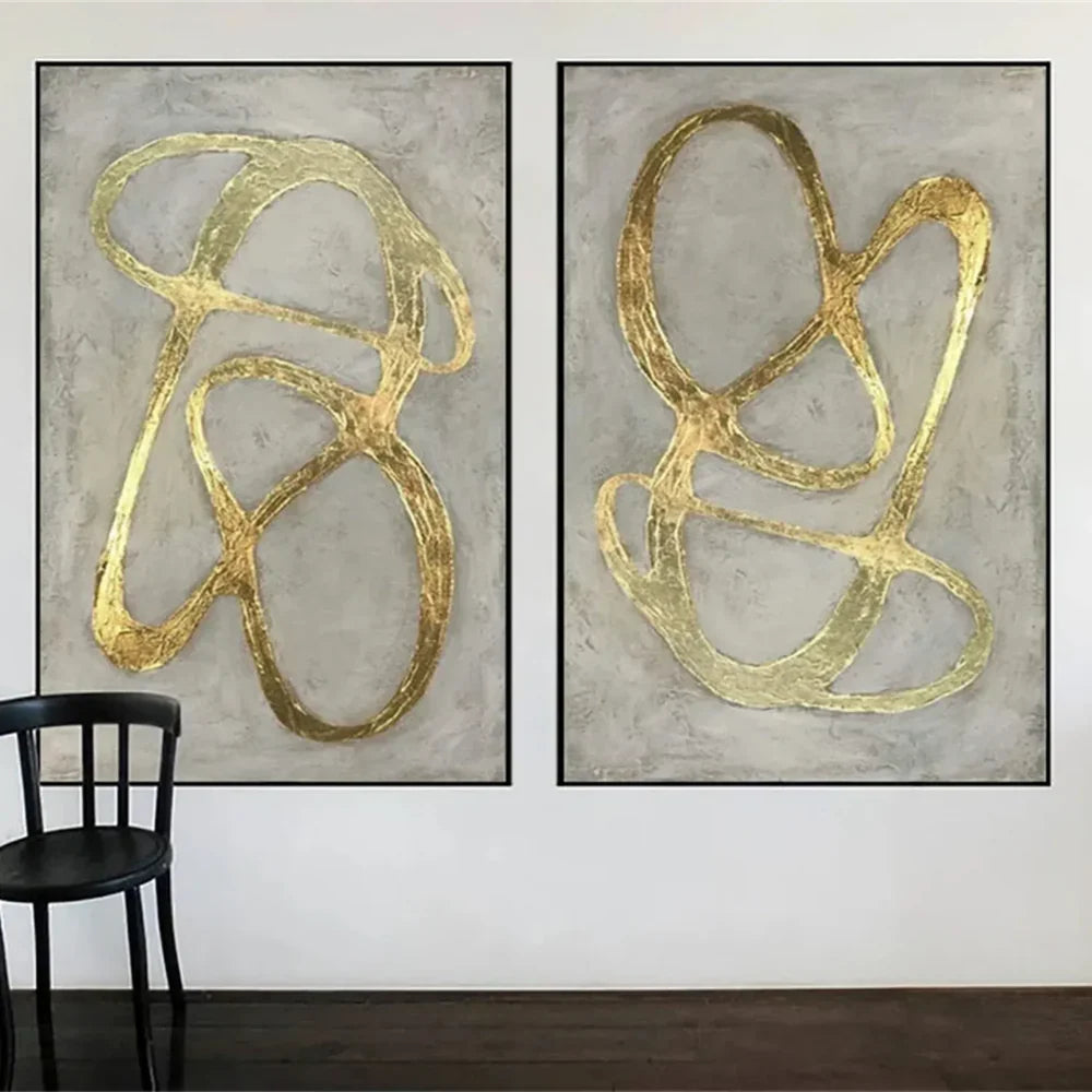 Abstract Painting Set of 2 #AB 237