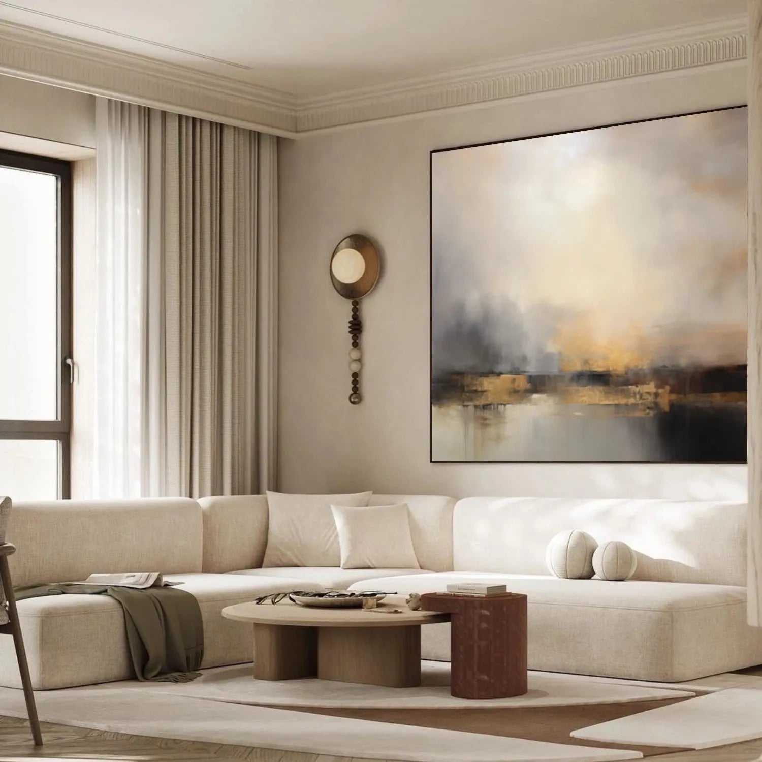 Abstract Canvas Wall Art #AP282