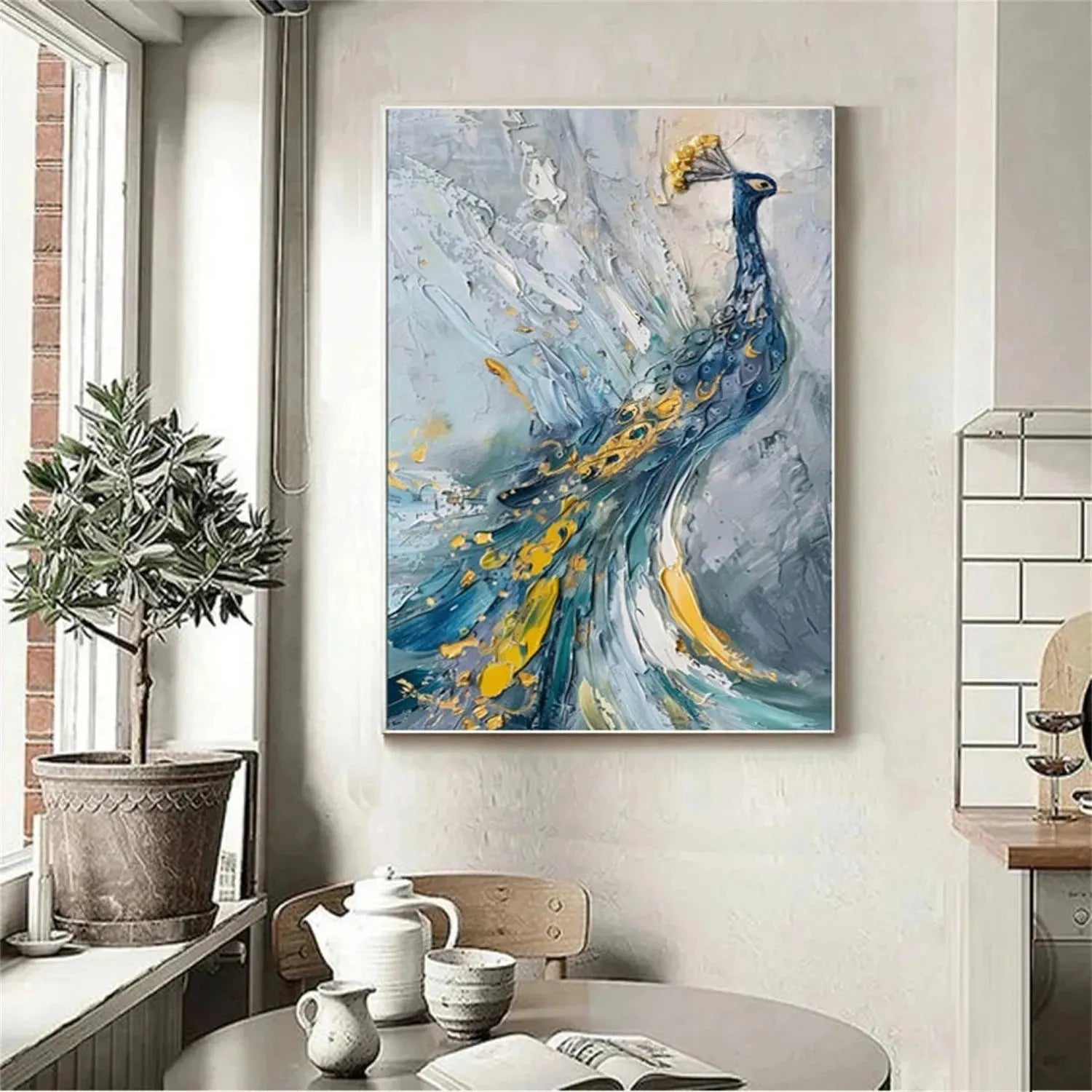 Animal Textured Canvas Art Painting #AC013