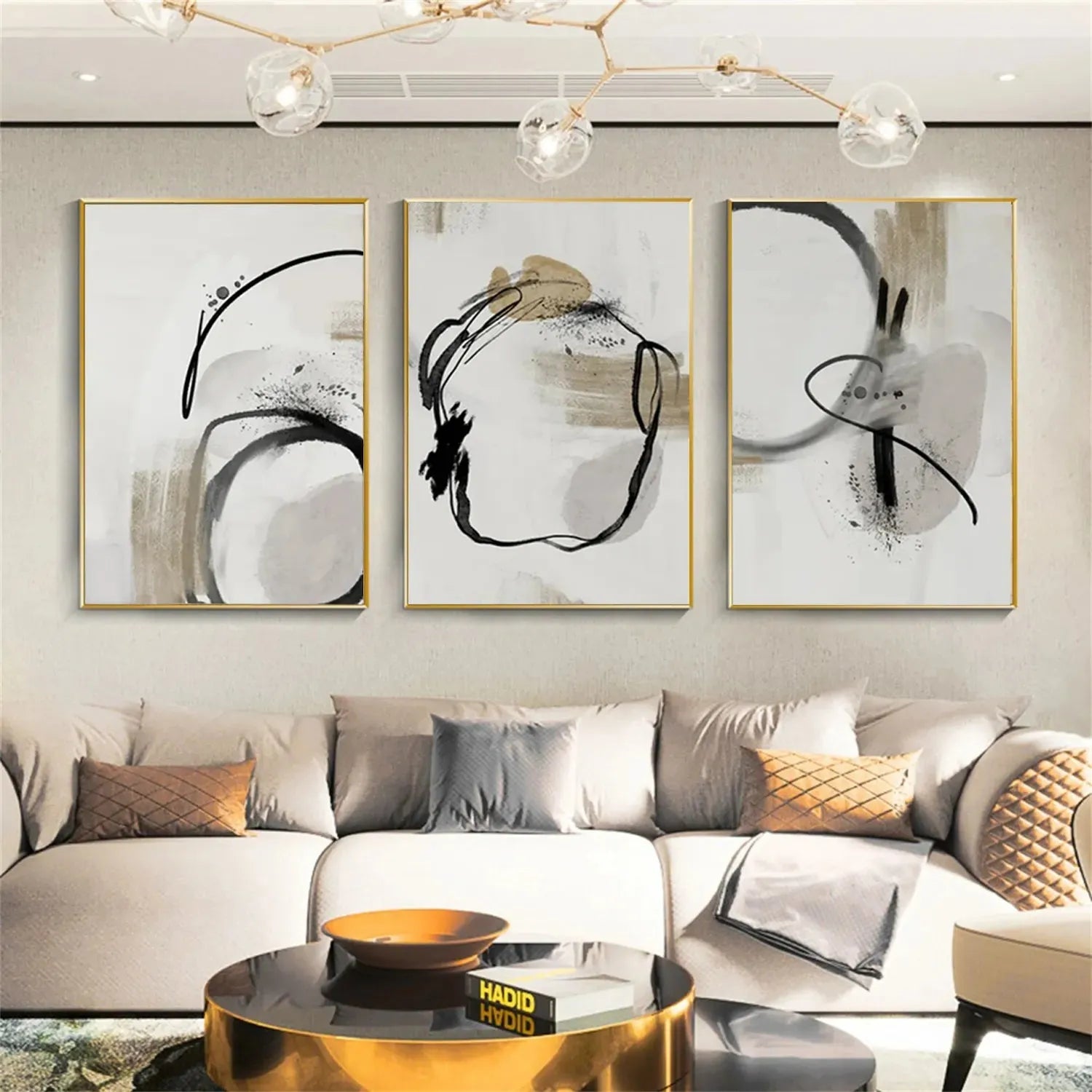 Abstract Painting Set of 3 #AB212