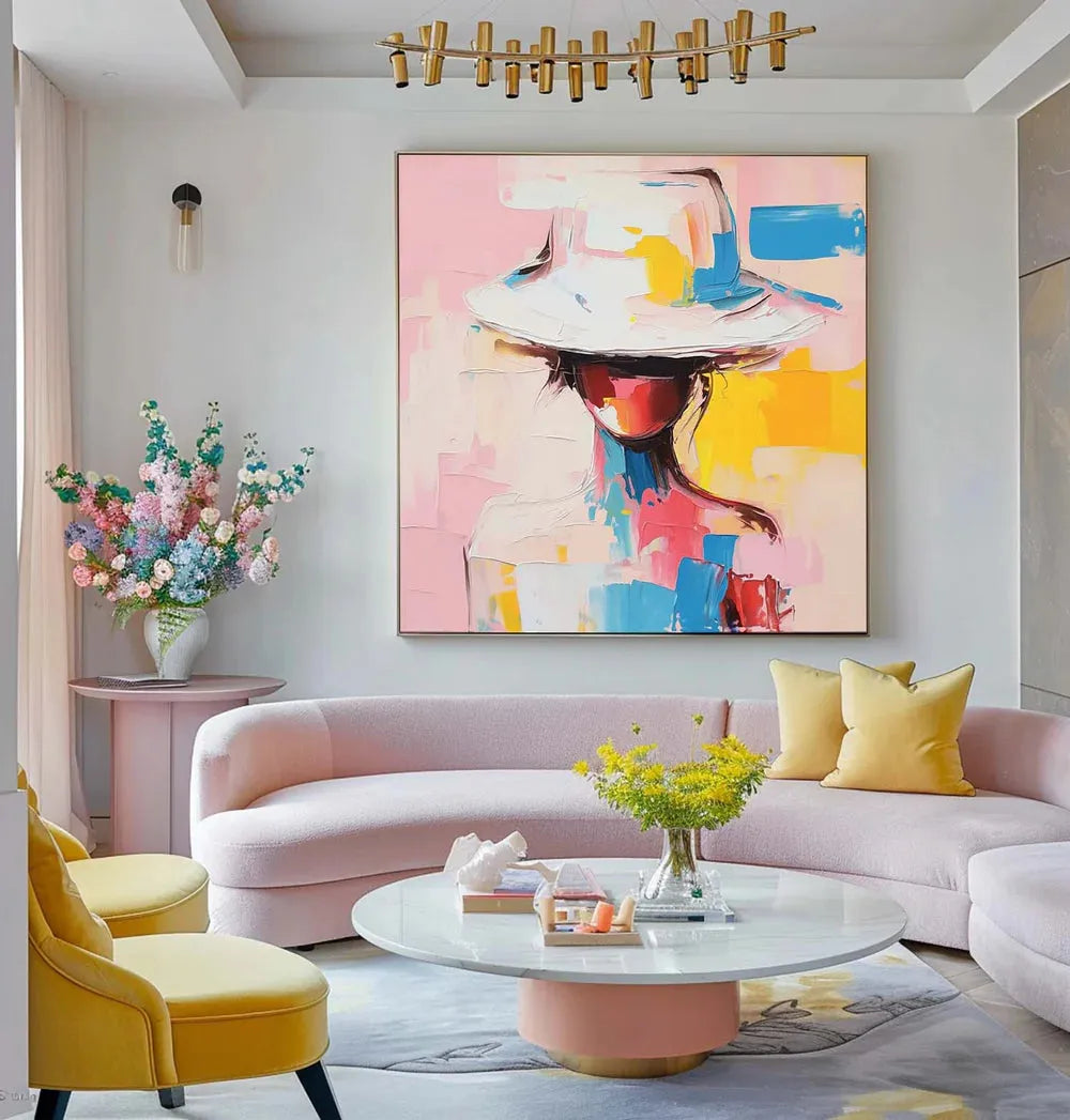 Abstract People Canvas Art #AE004