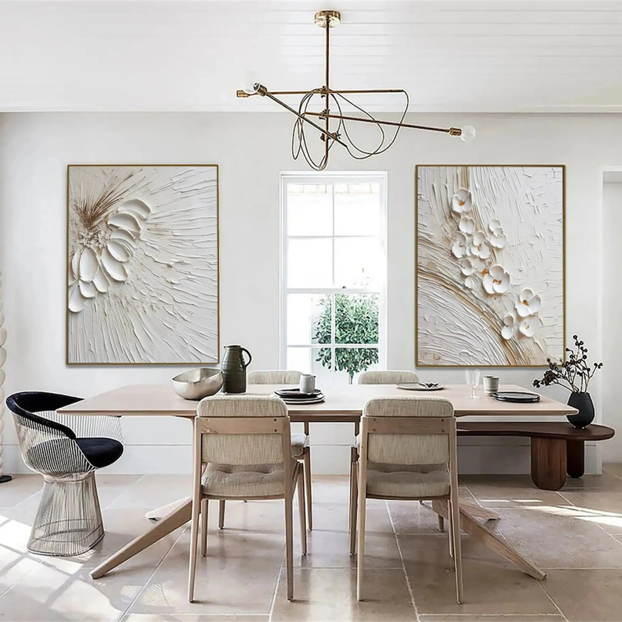 Flower Textured Painting Canvas #FP049