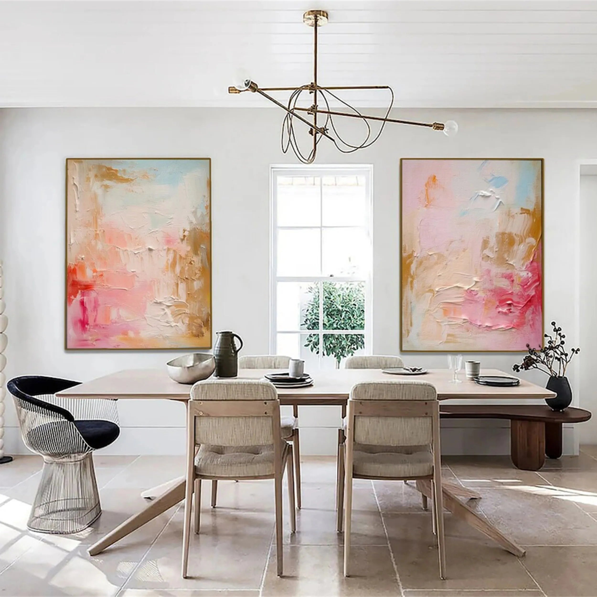 Abstract Painting Set of 2 #AB 096