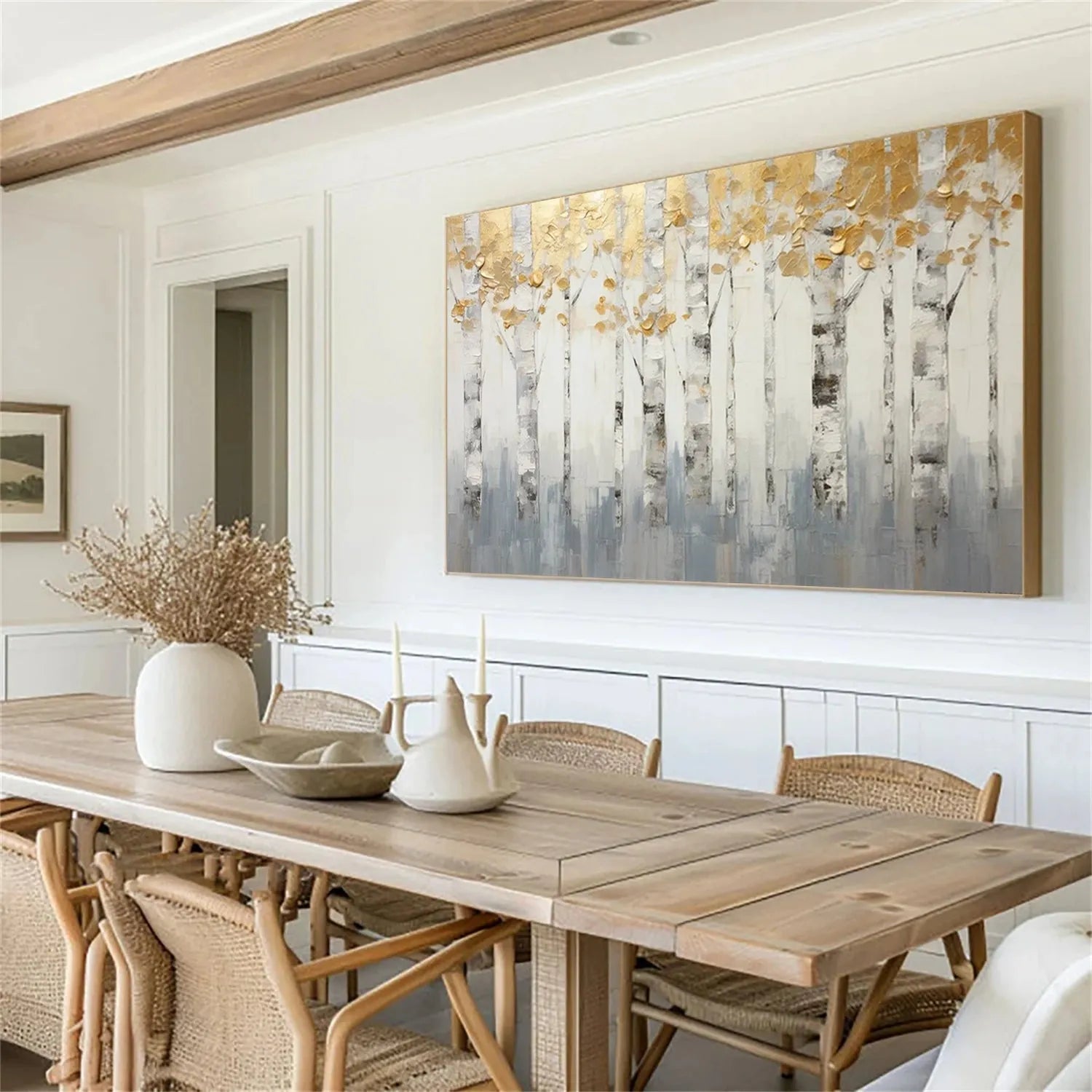 Tree Abstract Textured Wall Art #TP051