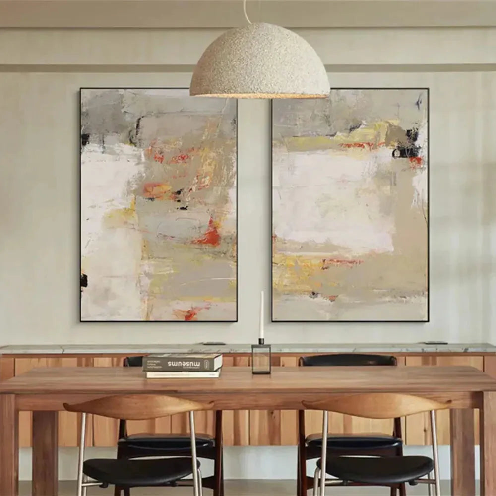 Abstract Painting Canvas Set of 2 #AP130