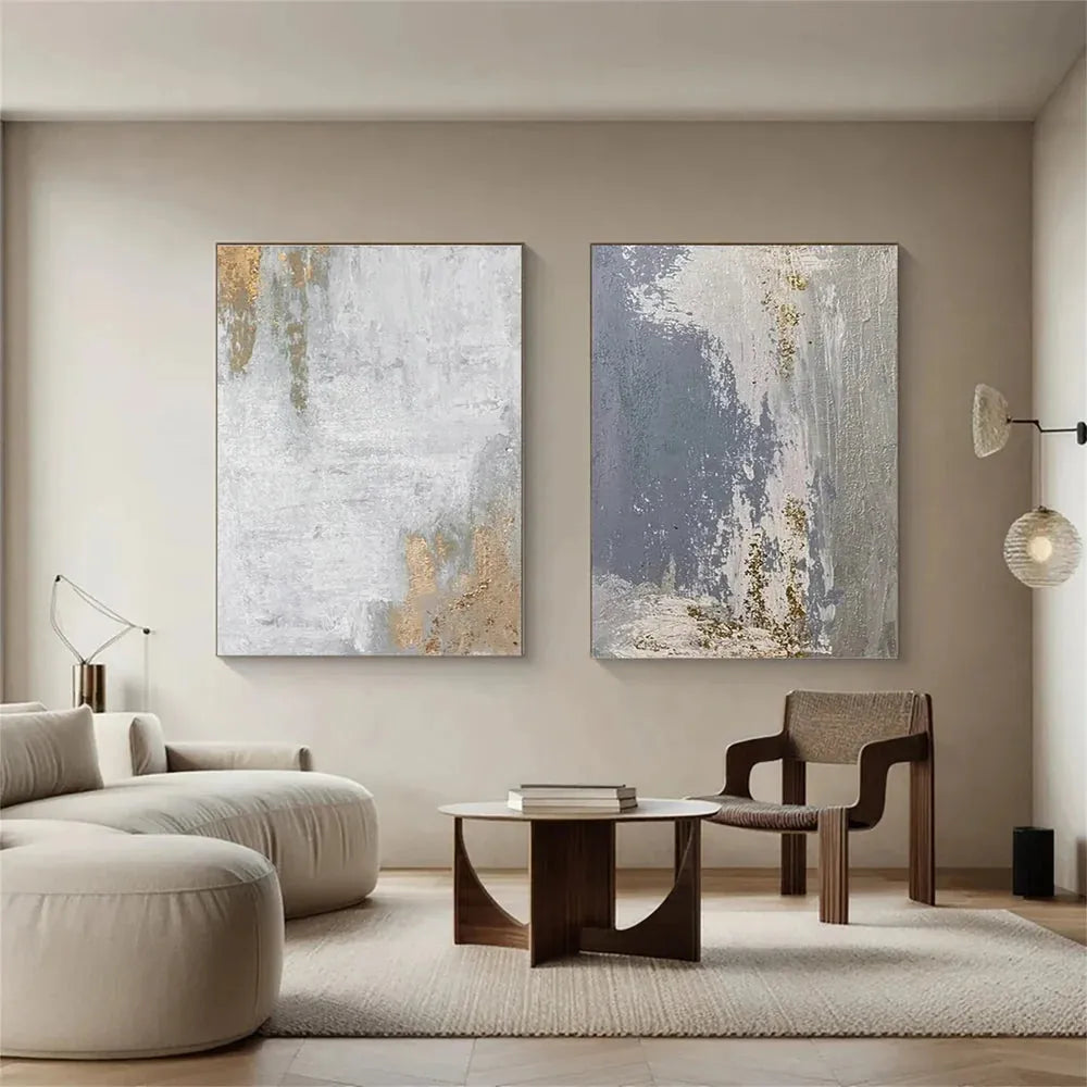 Abstract Painting Canvas Set of 2 #AP129