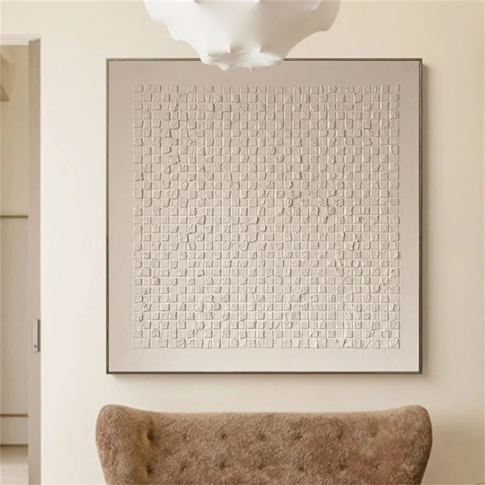 Beige & Brown Abstract #BB086