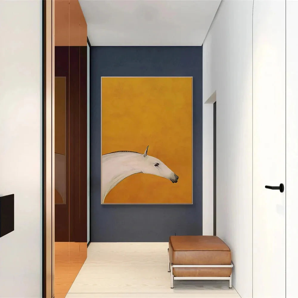 Abstract Animal Canvas Art Painting #AC020