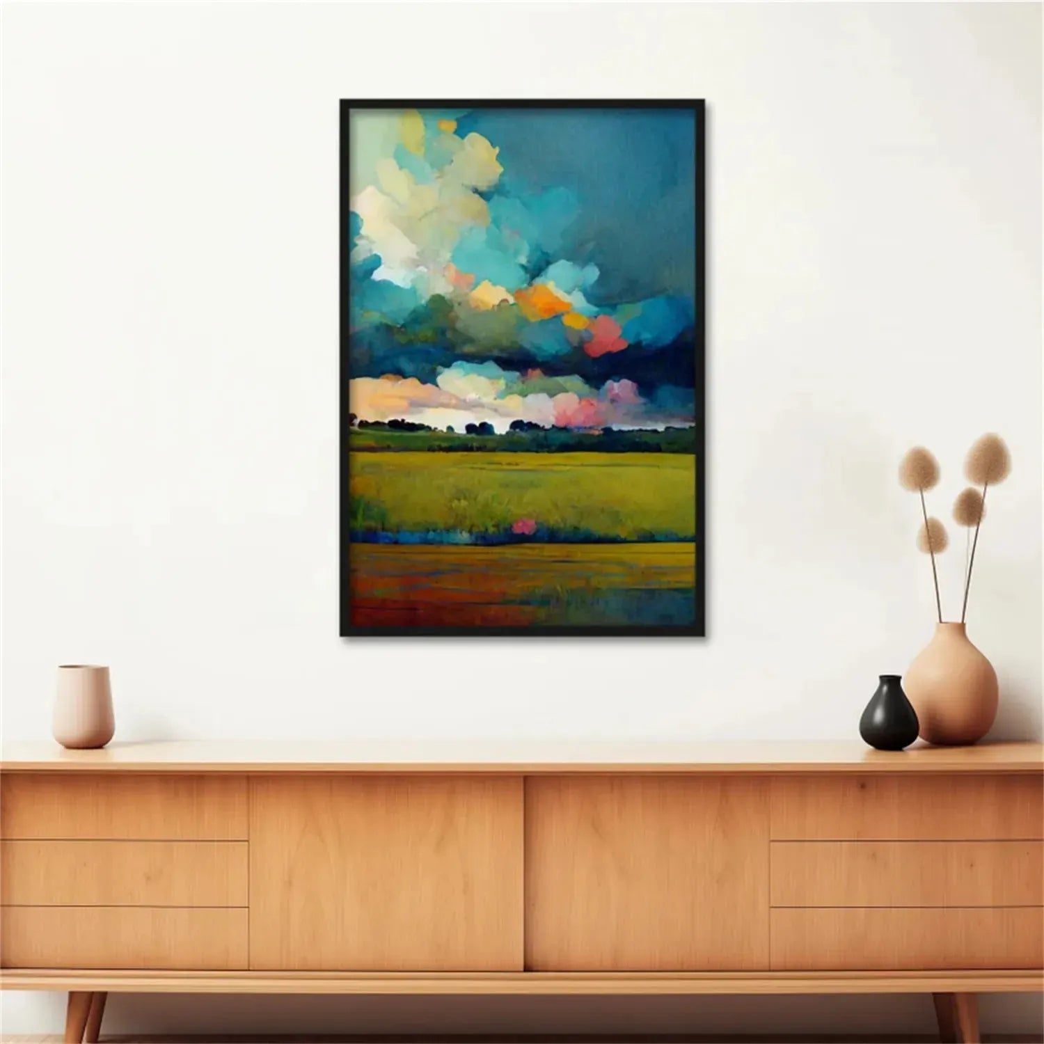 Colorful Landscape Abstract Wall Art #AP006