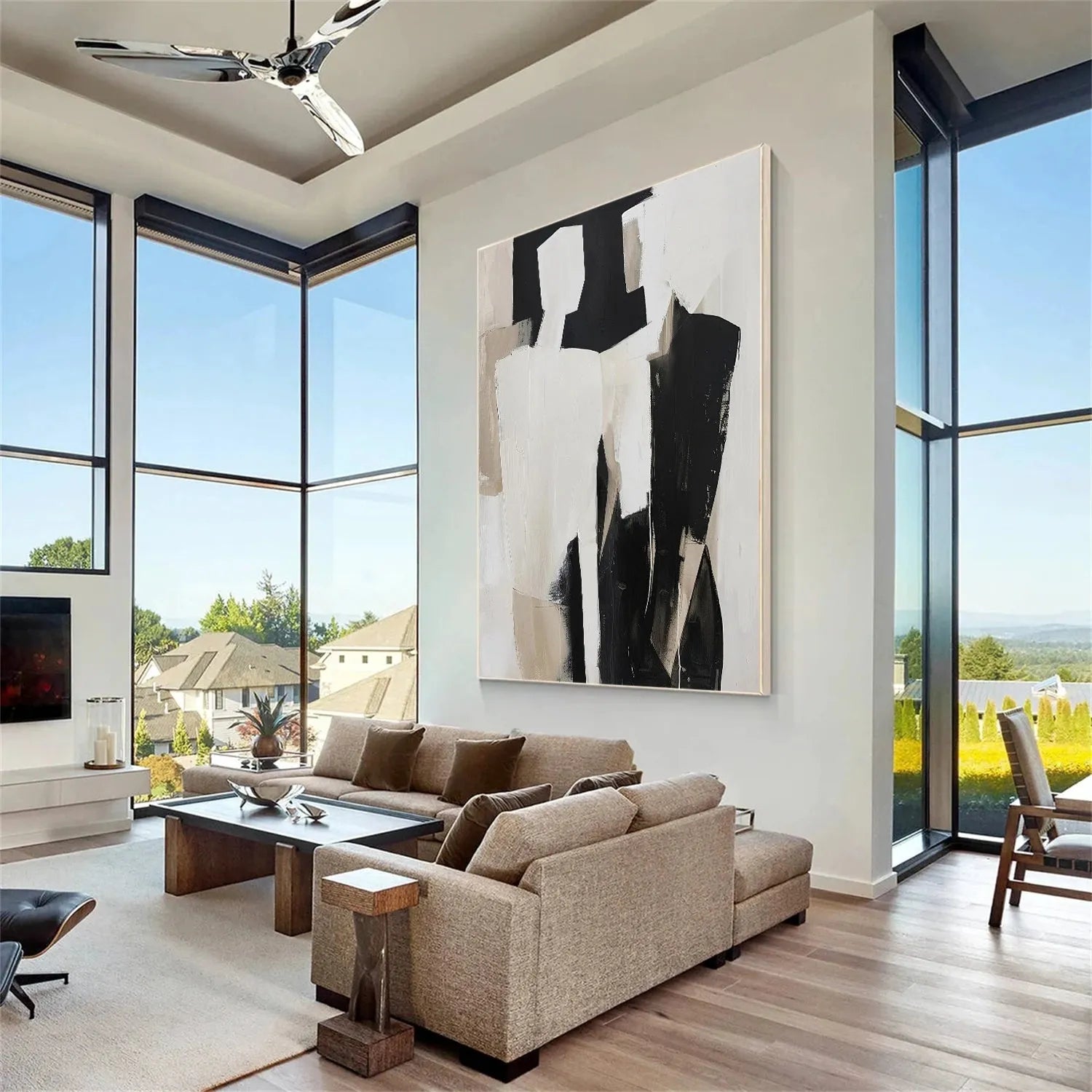 Contemporary Abstract Minimalist Wall Art #CW008