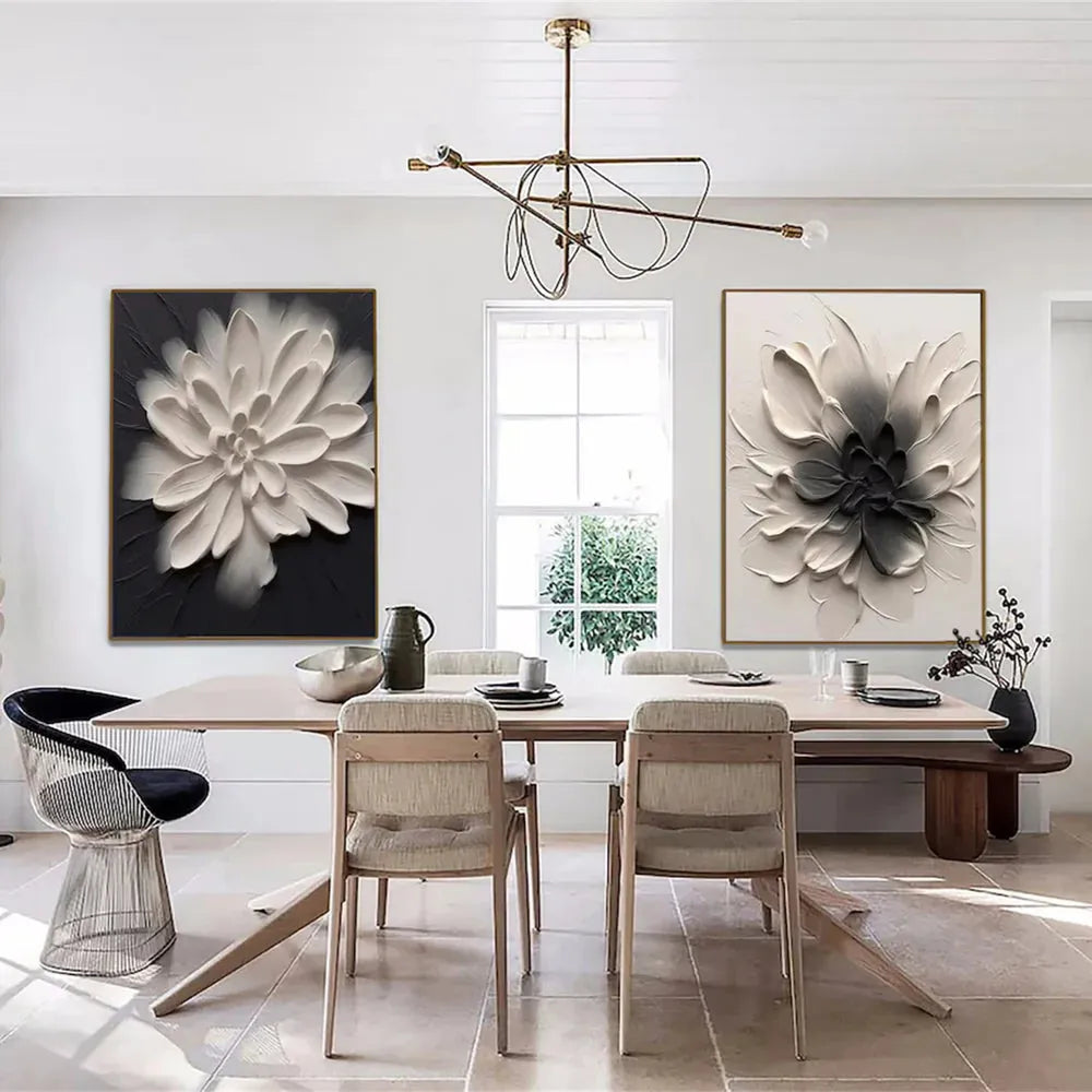 Flower Textured Painting Canvas #FP085