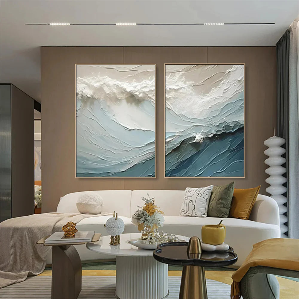 Ocean And Sky Painting Set of 2#OS 067