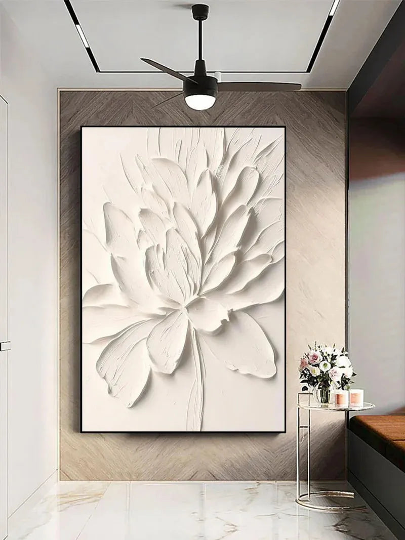 Flower Textured Painting Canvas #FP059