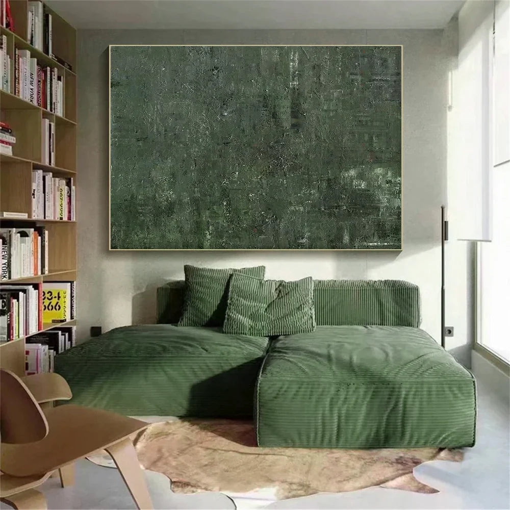 Blue & Green Abstract #BG095