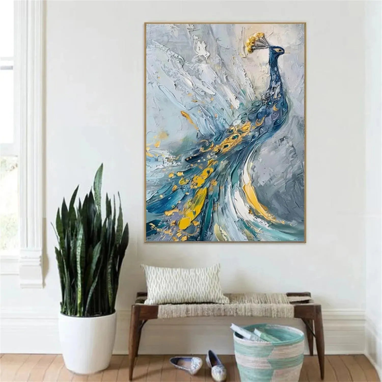 Animal Textured Canvas Art Painting #AC013