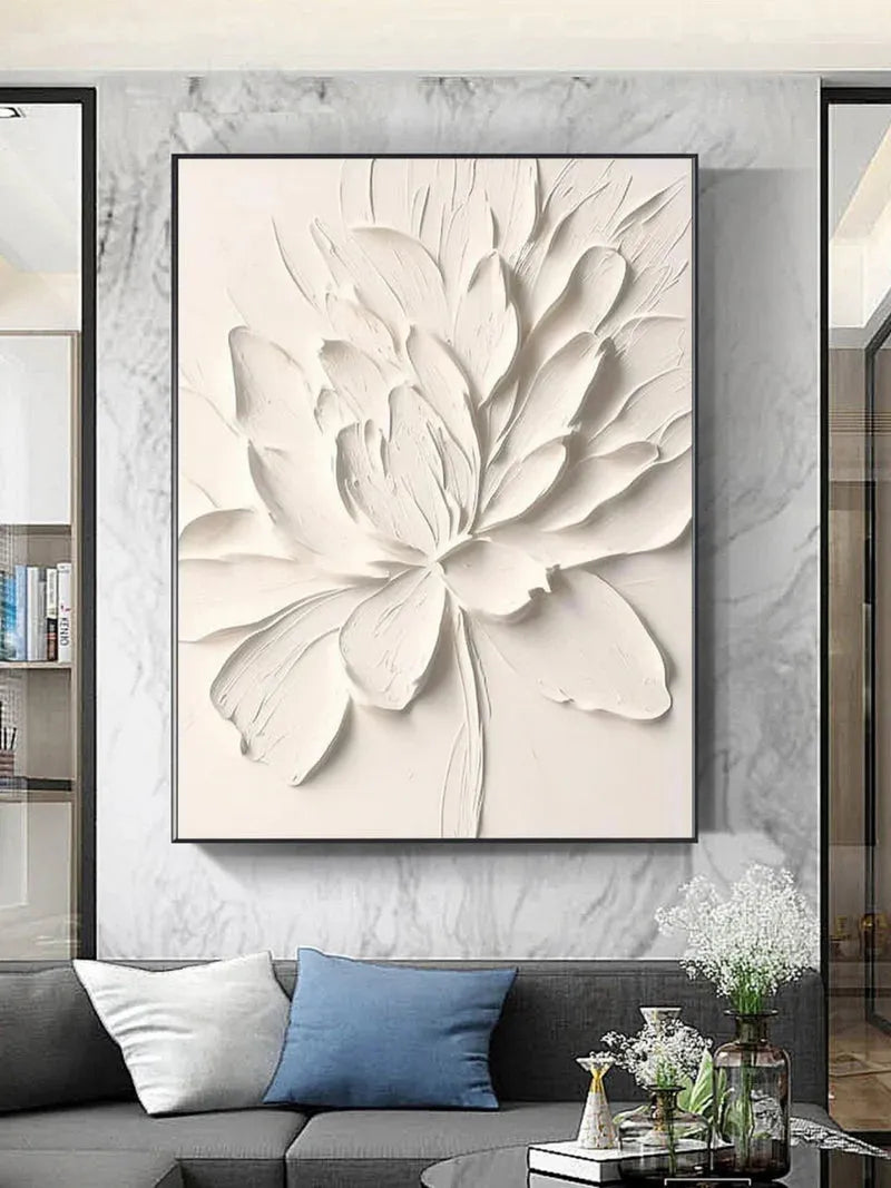 Flower Textured Painting Canvas #FP059