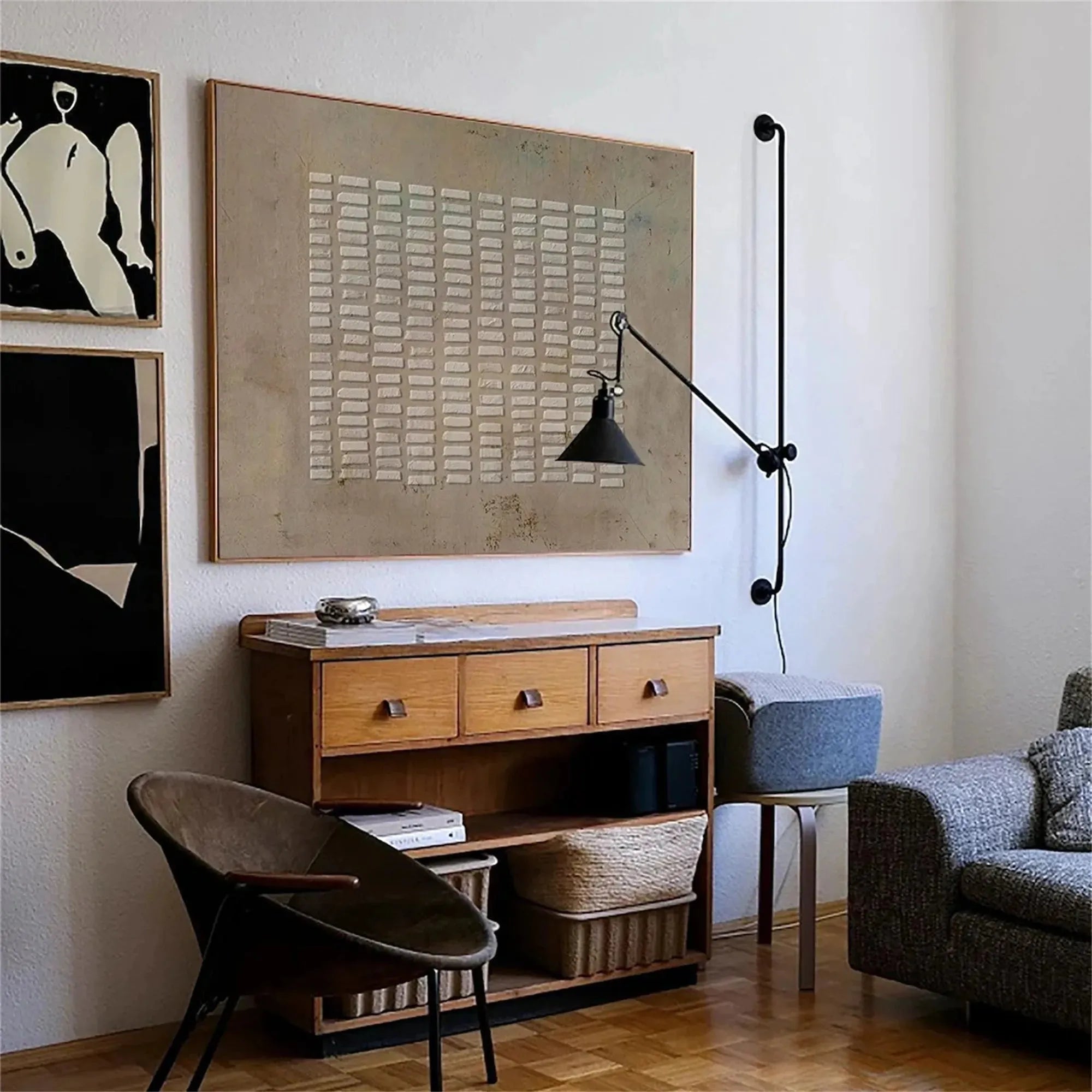 Wabi Sabi Textured Canvas Art #WS009